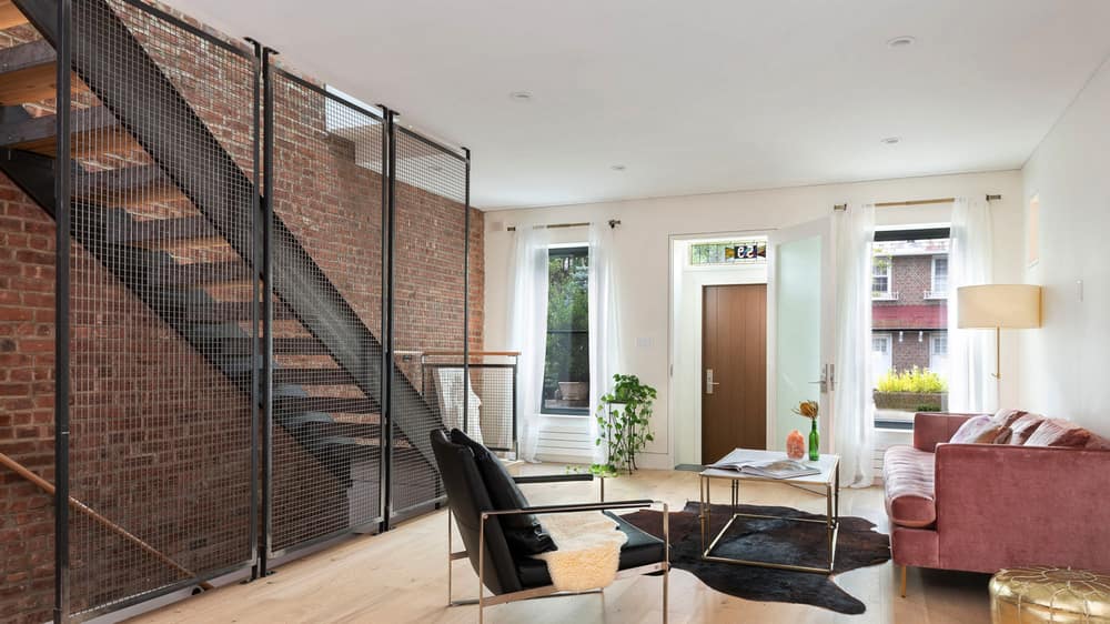 Prospect Lefferts Brick Townhouse by Ben Herzog Architect