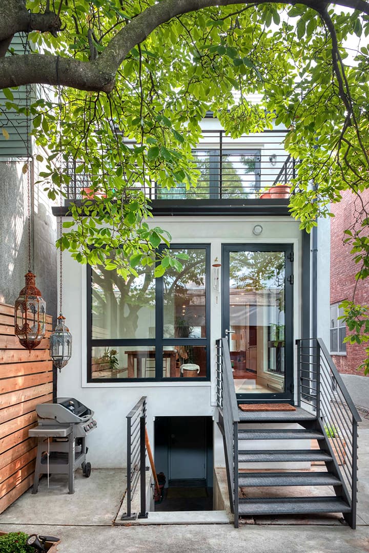 Prospect Lefferts Brick Townhouse by Ben Herzog Architect