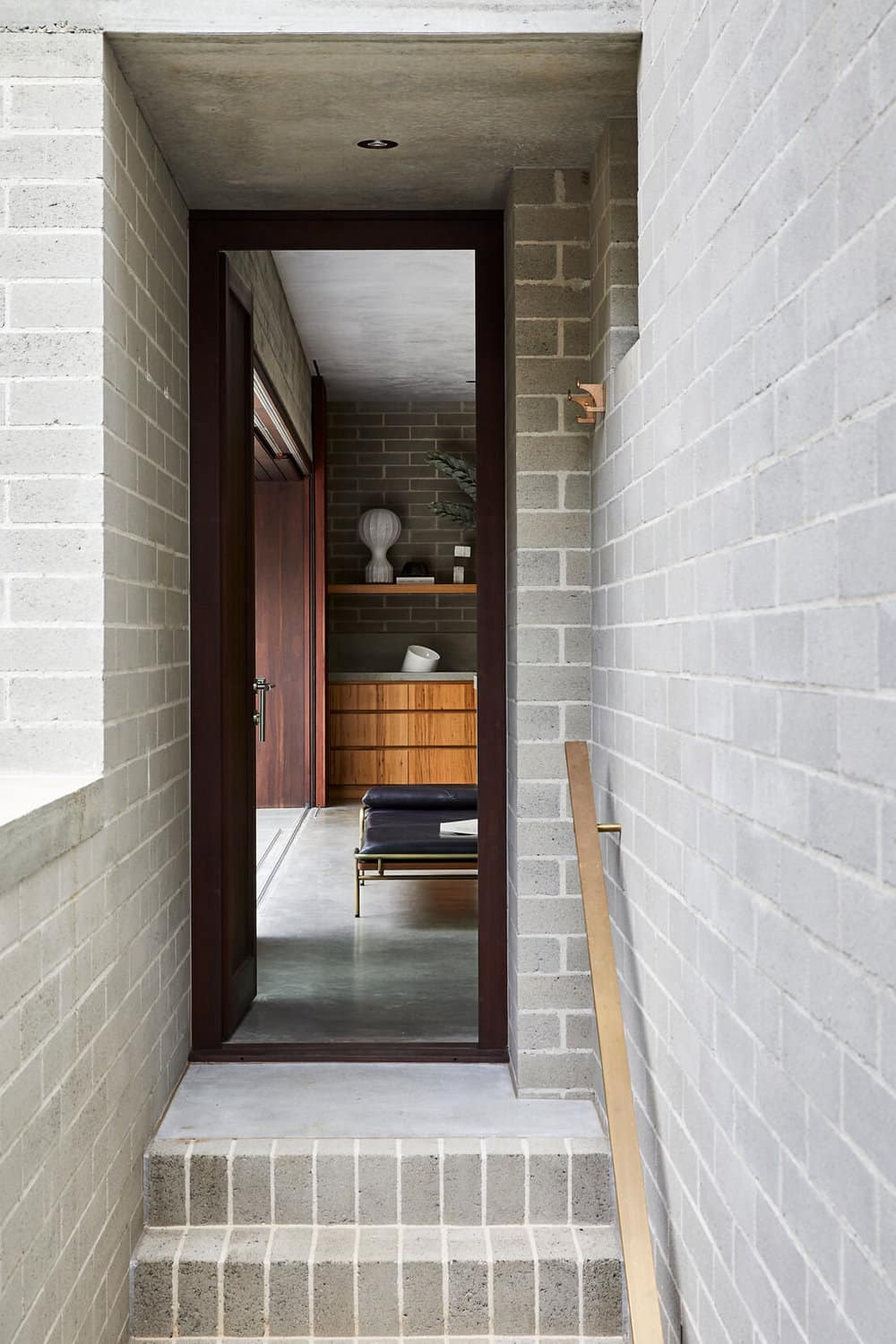 stairs, living area, Polly Harbison Design