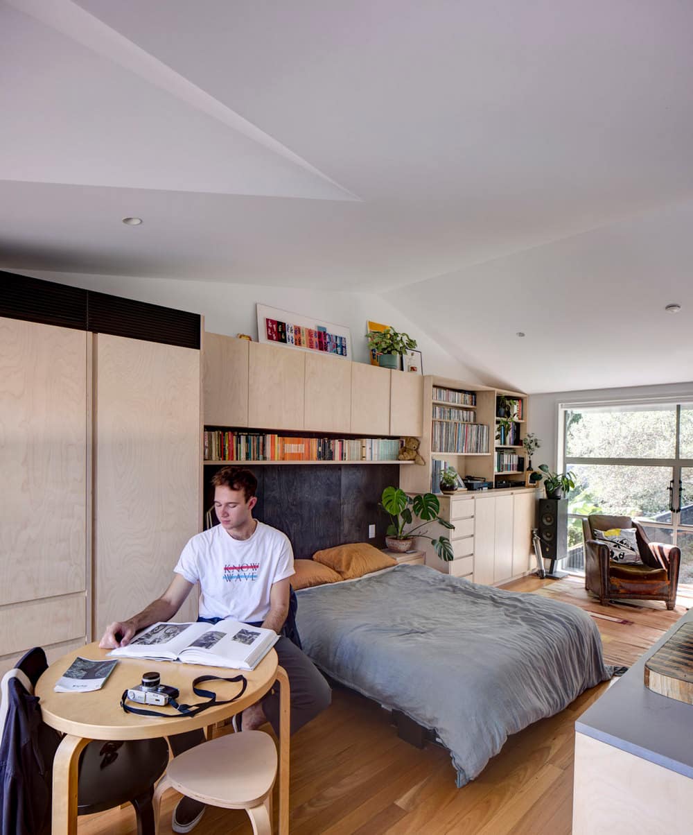 bedroom, Sam Crawford Architects