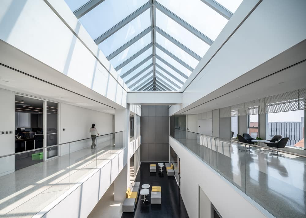 Interior - upper atrium skylight