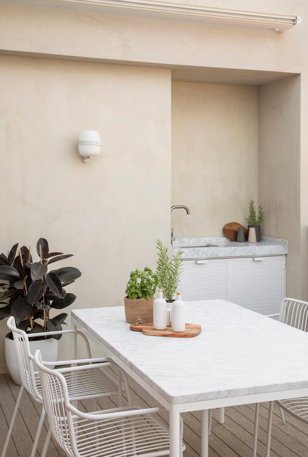 outdoor, dining area, balcony, Miriam Barrio Studio