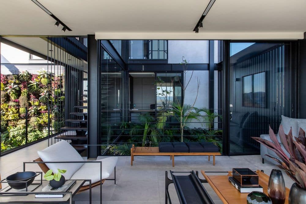 living room, Sonne Müller Arquitetos