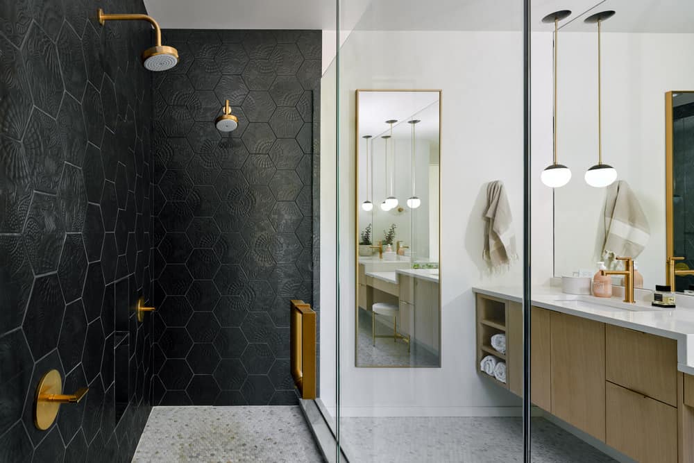 bathroom, Eric Meglasson Architect and Lightfoot A+D