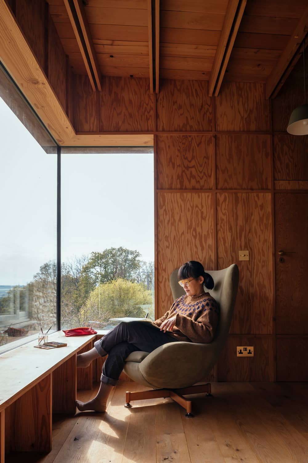 A Two-Storey Timber Addition to a Stone Cottage in Devon