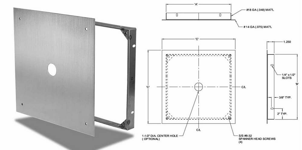 Removable Flush Valve Panel