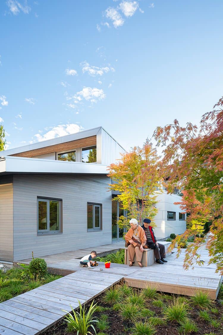 landscape, front deck