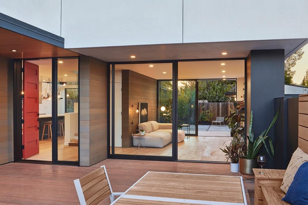 terrace, front deck, Ogawa Fisher Architects