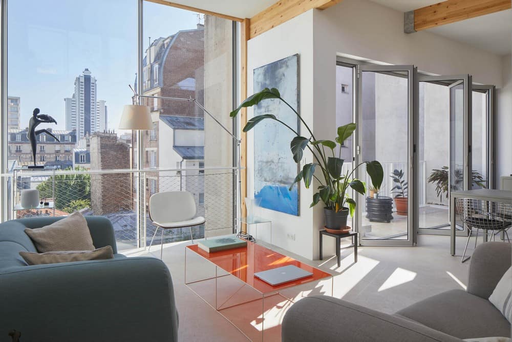 Living room, Rotunno Justman Architectes