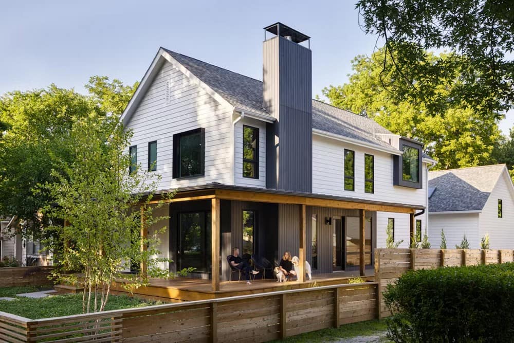 Modular Modern Farmhouse by Hoke Ley Architecture