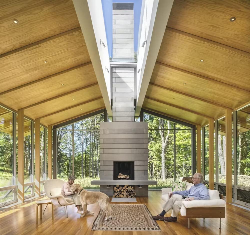 living room, Bohlin Cywinski Jackson