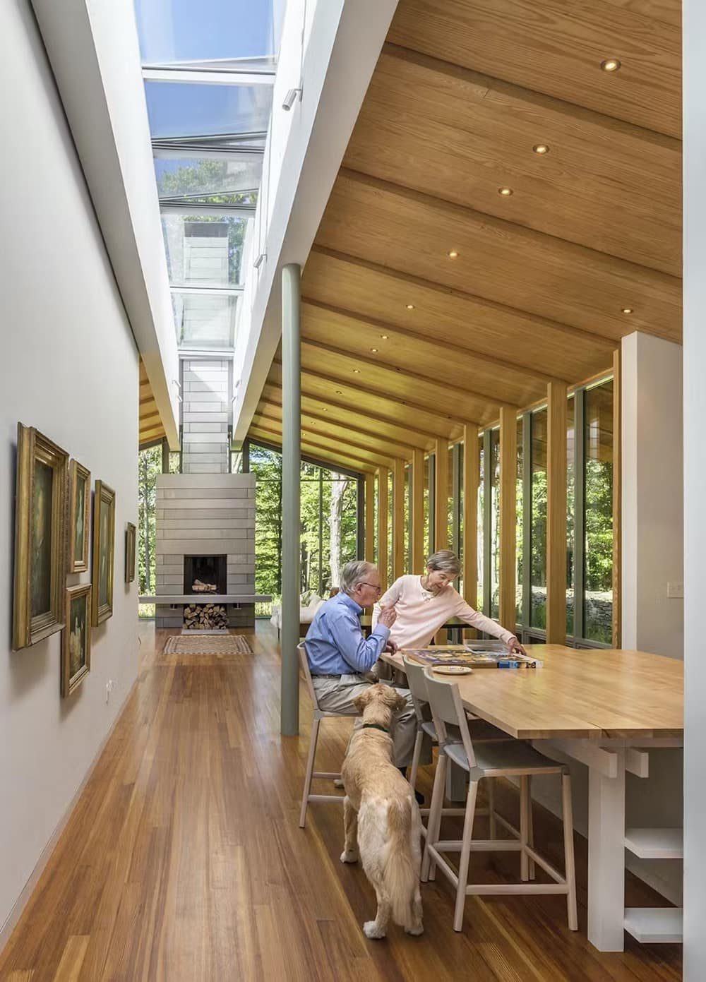 dining room, Bohlin Cywinski Jackson