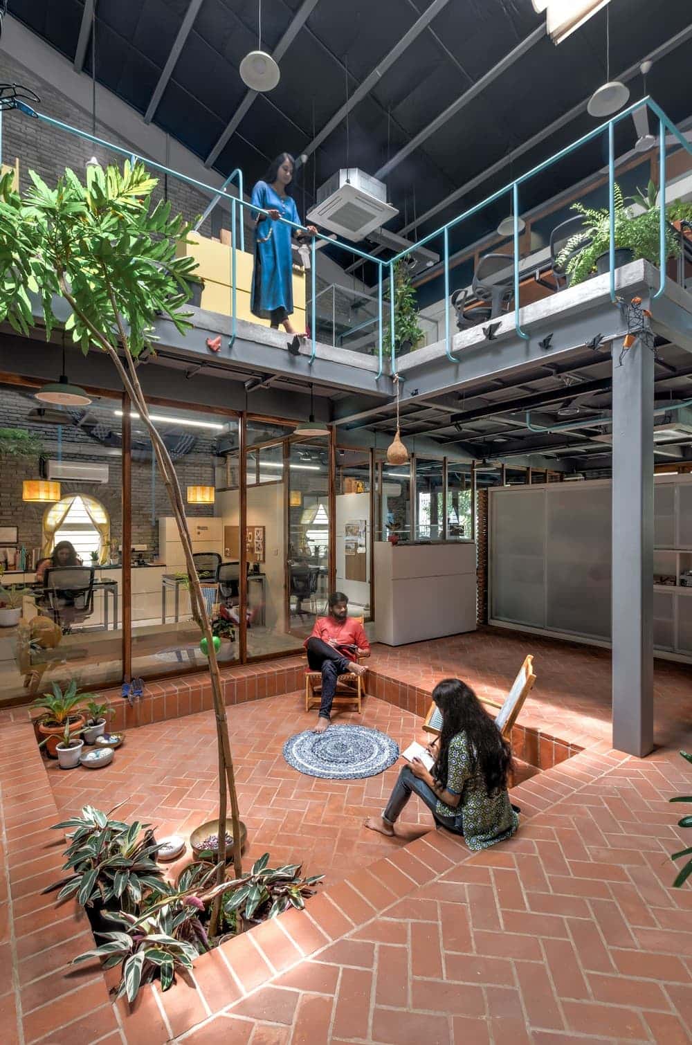 Kaaryashala Office by AANGAN Architects