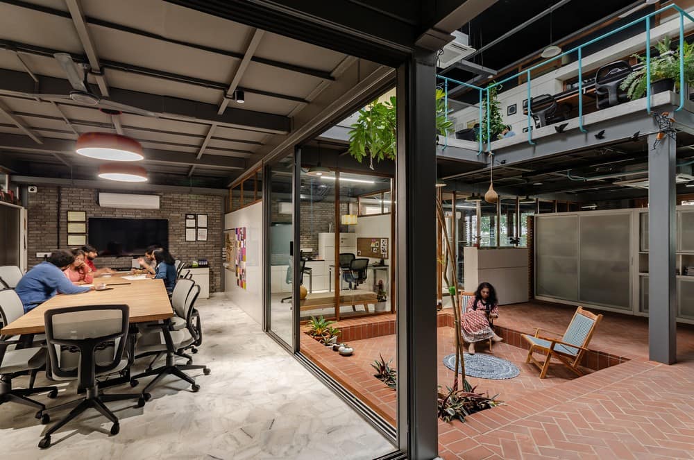 Kaaryashala Office by AANGAN Architects