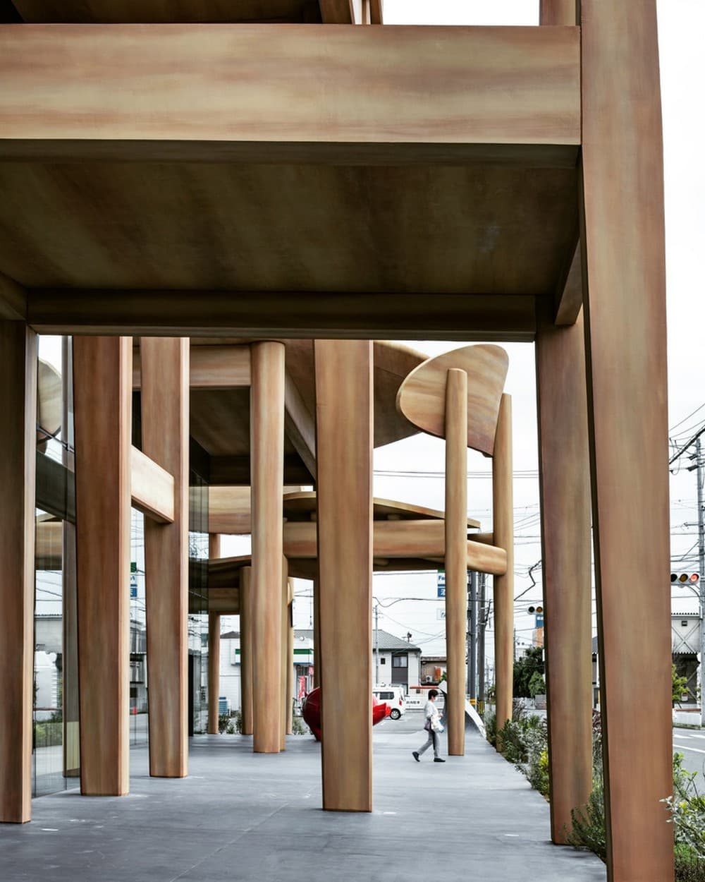 Sweets Bank by Nikken Sekkei - A Large Living Room in the City