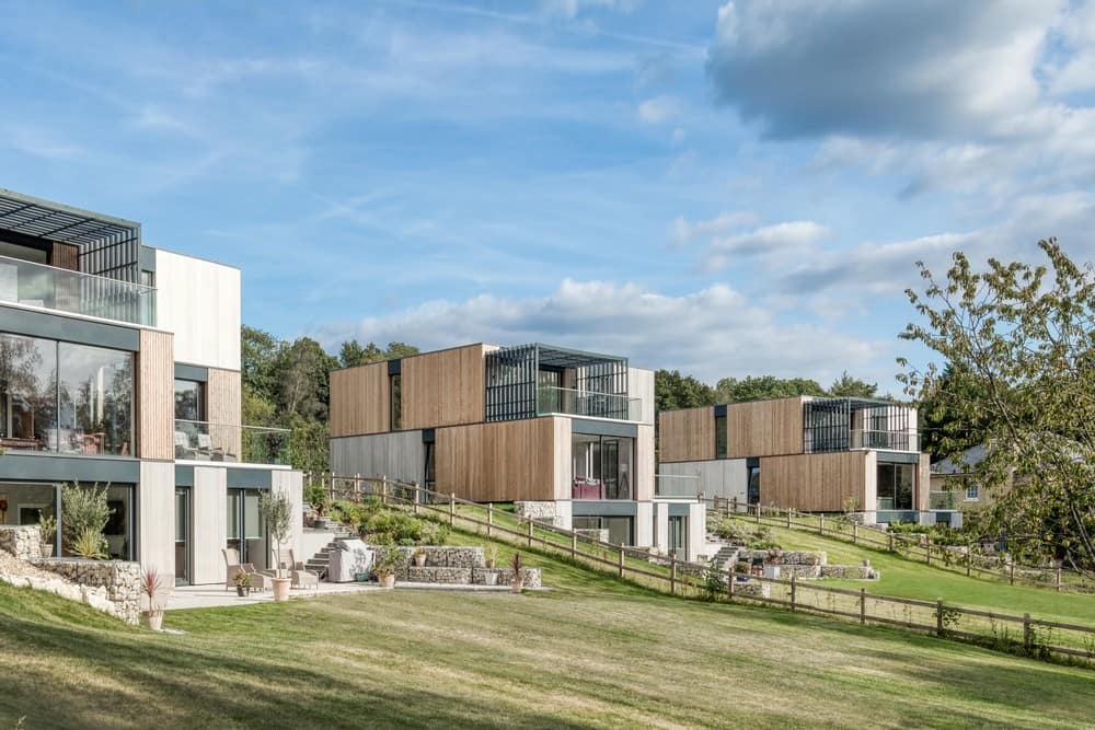 Collection of Three Contemporary Homes in a Sweeping, Rural Setting