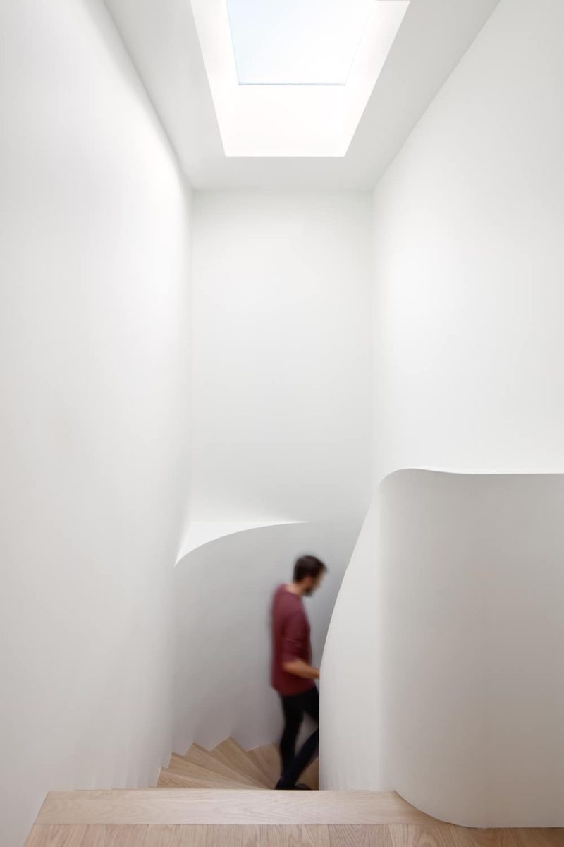 stairs, Victorian Toronto Laneway House / Dubbeldam Architecture