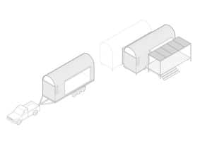 axonometric transportation diagram