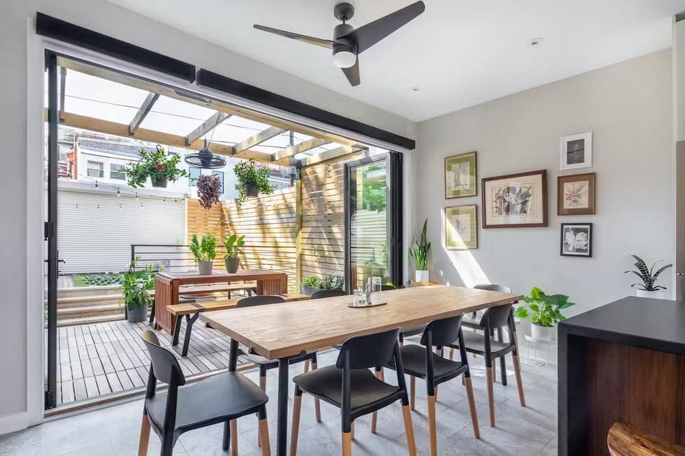 dining room, Teass \ Warren Architects