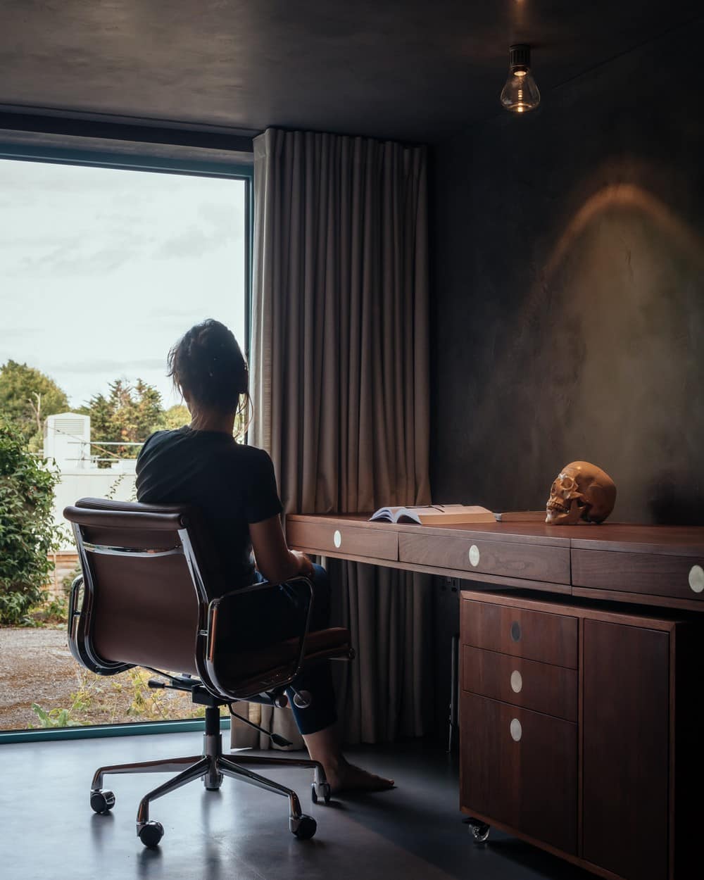 Home Office for a Neurosurgeon and a Software Engineer in a 30 sqm Garage Conversion