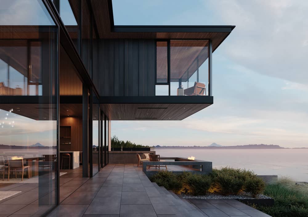 Eerkes Architects Designs Rockaway Beach Residence, Bainbridge Island, Washington