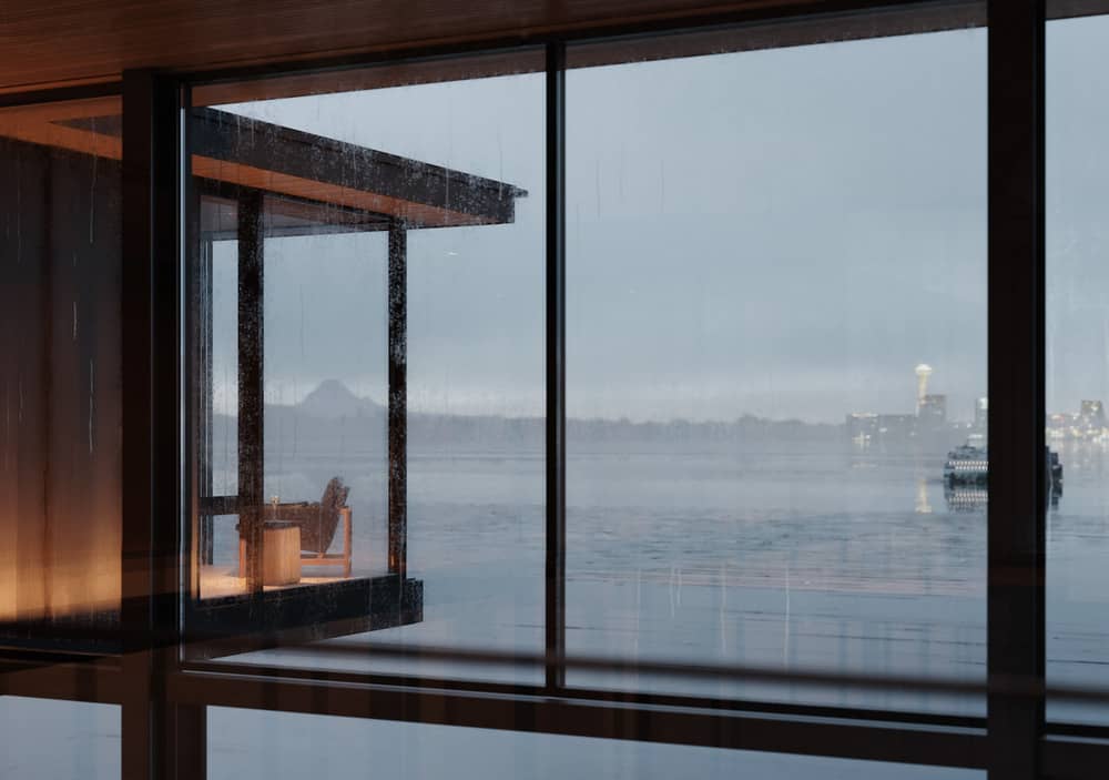 Eerkes Architects Designs Rockaway Beach Residence, Bainbridge Island, Washington