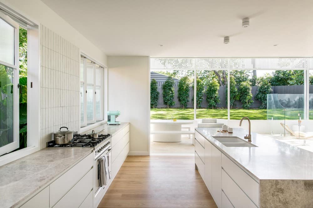 kitchen, Banya Street House