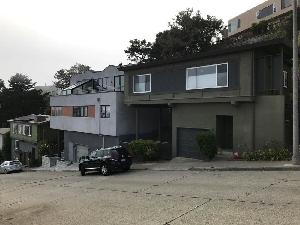 BEFORE, Twin Peaks House, San Francisco terrace house