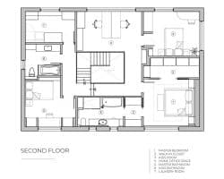 second floor plan