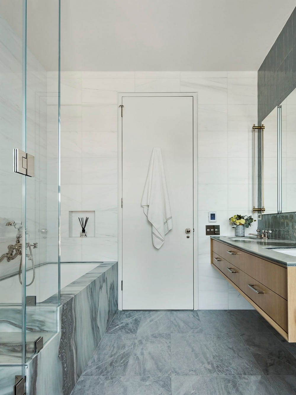 primary bath, Central Park West Penthouse