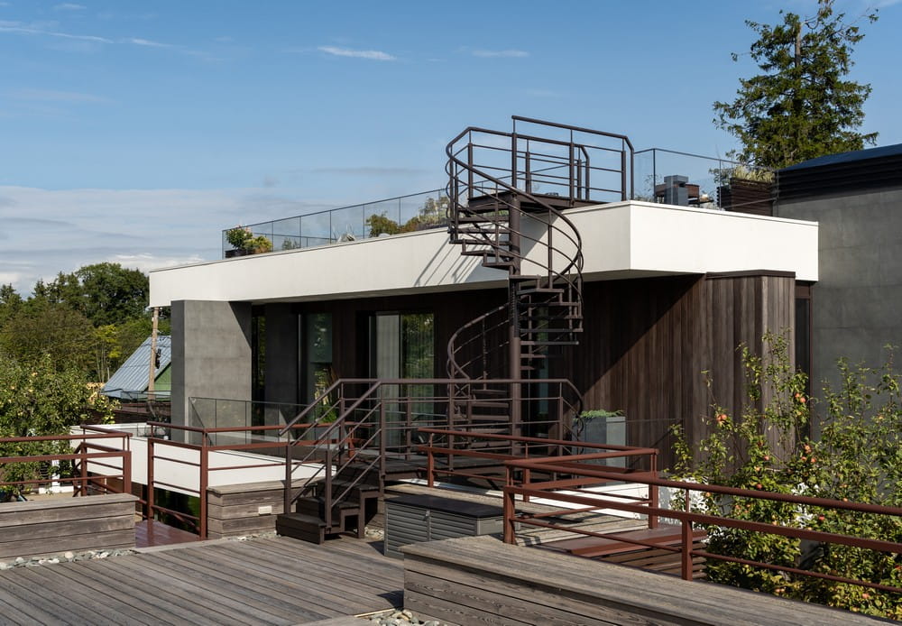 Rooftop Terrace of Villa on the Gulf of Finland