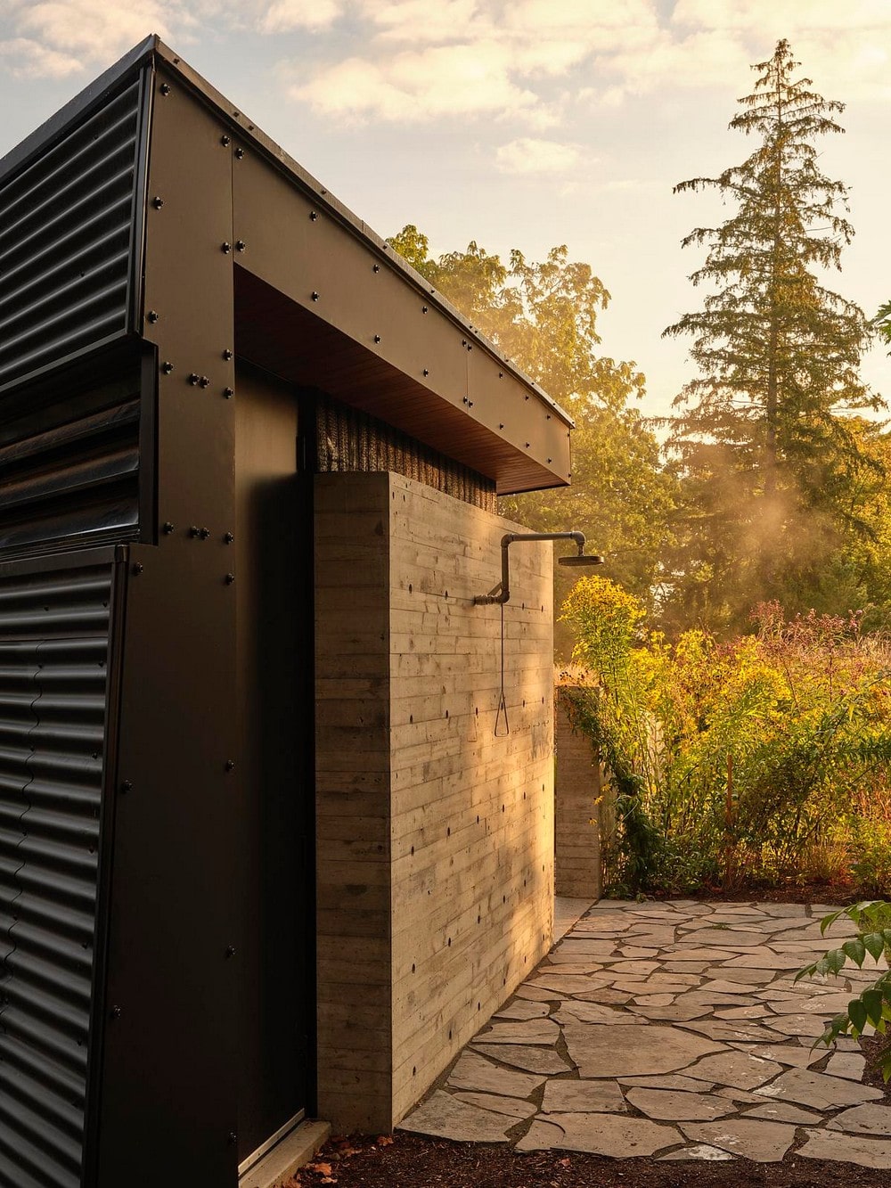 outdoor shower