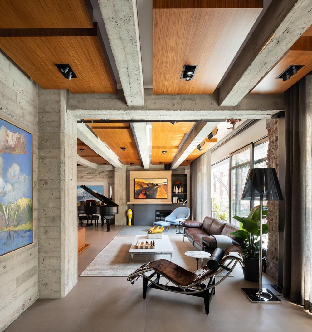 living room, Yaletown Double Loft