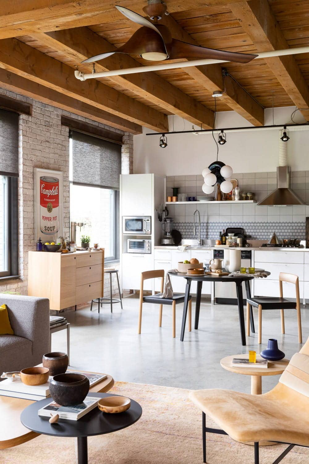 dining room, Koret Loft