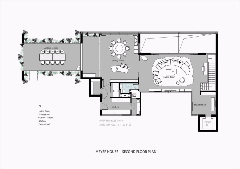 second floor plan