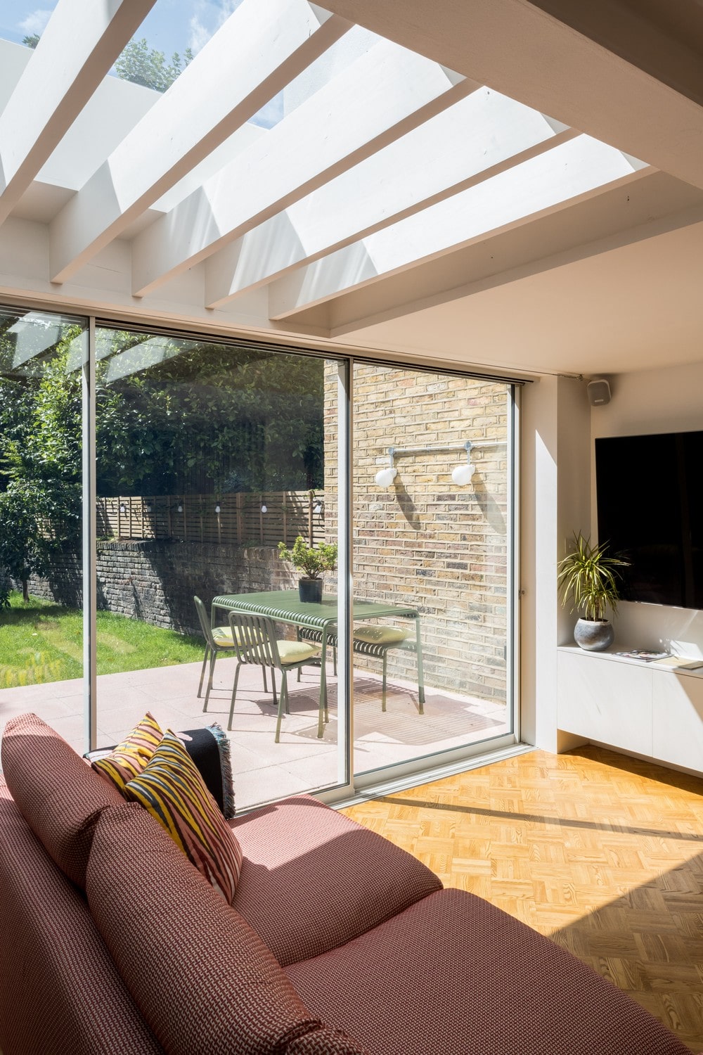 living room, terrace