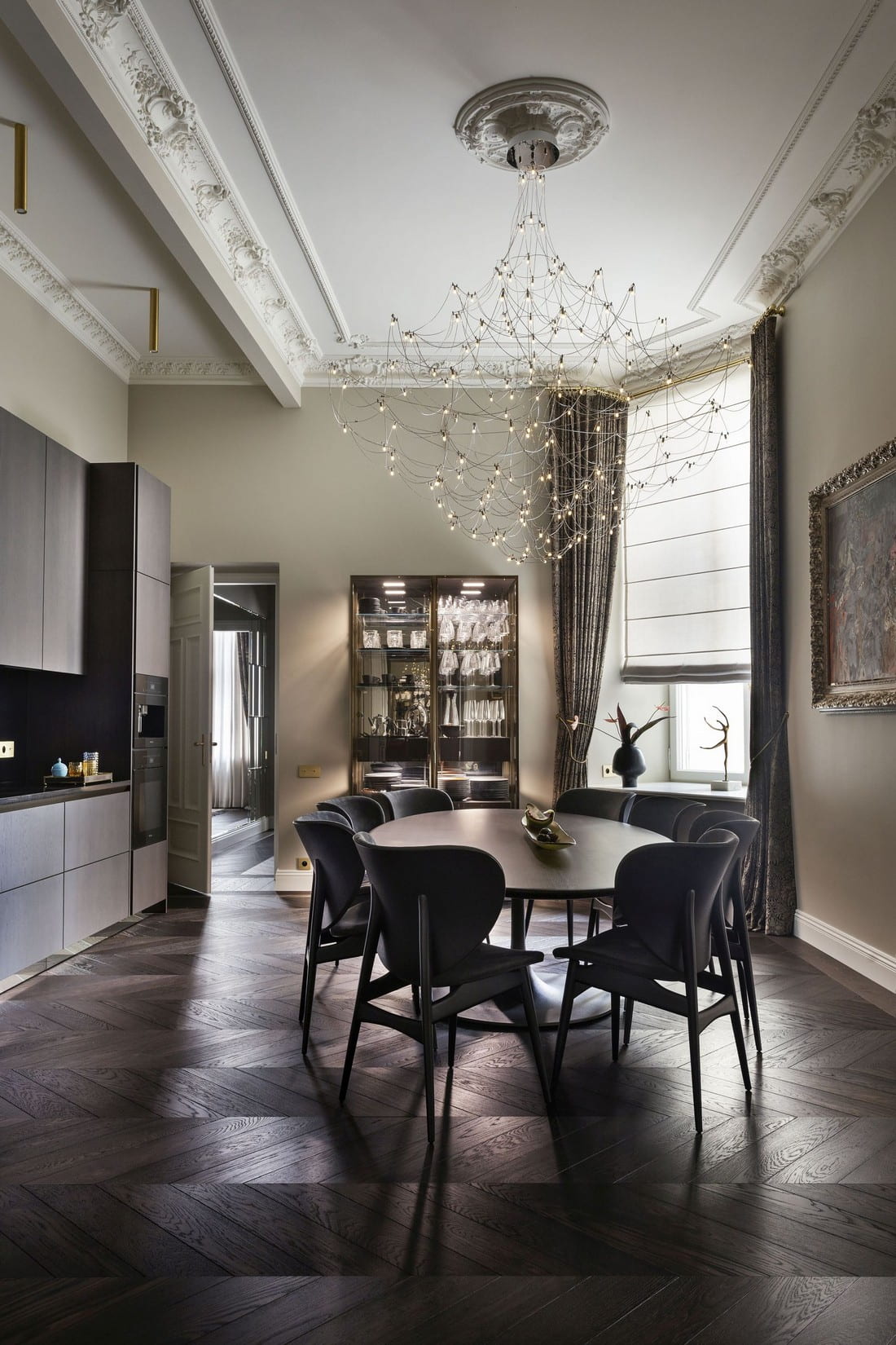 dining room, Warsaw Apartment