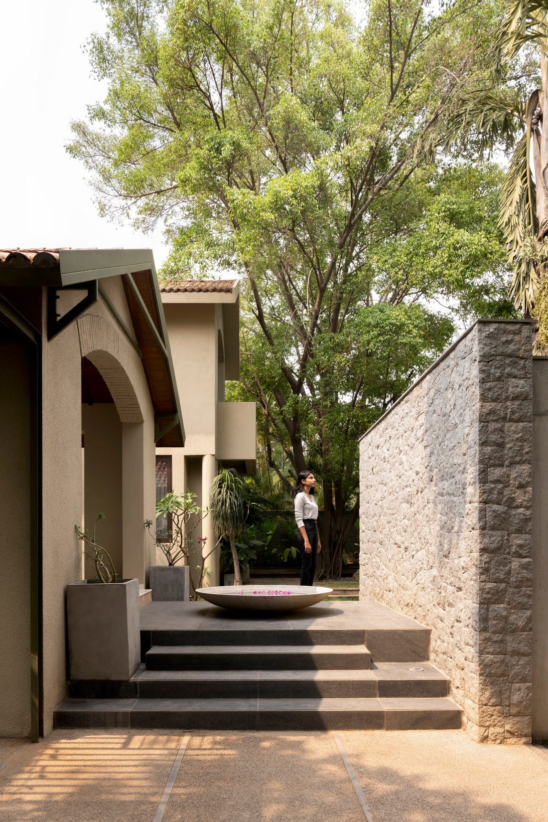 inner courtyard