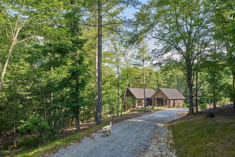 Camp Campos, gabled cabins, Altura Architects