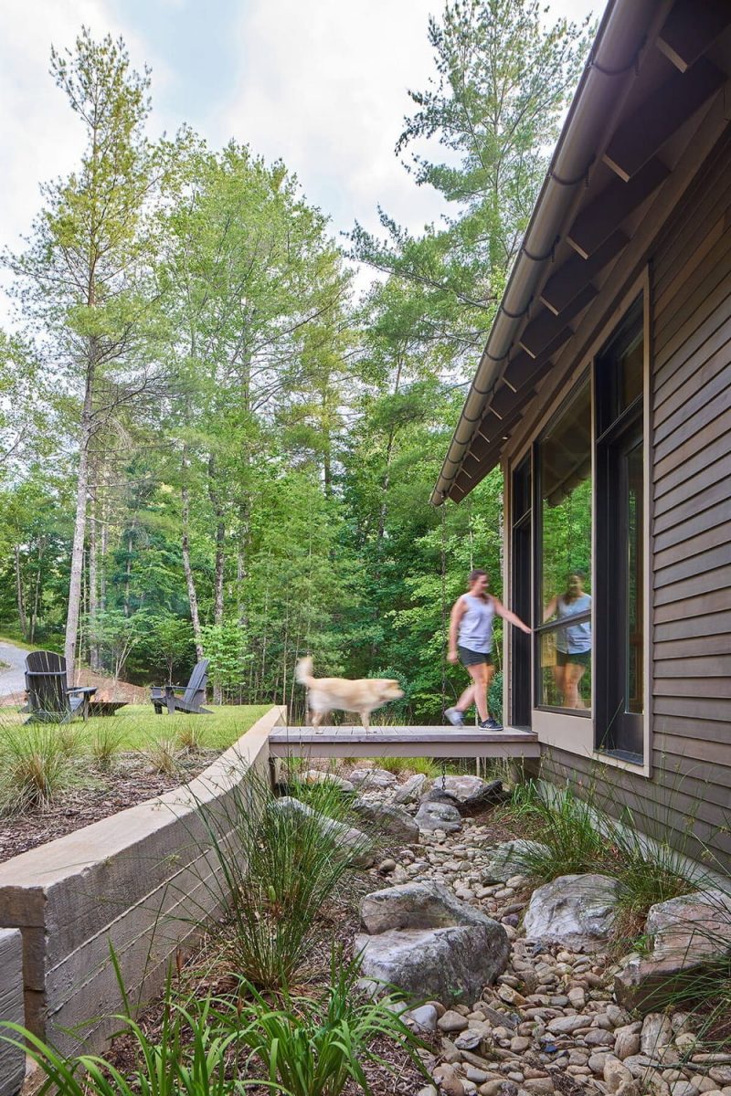 Camp Campos, gabled cabins, Altura Architects