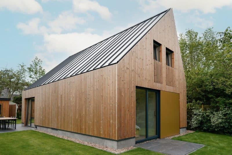 The VB56 - sustainable, wooden prefab house by VANBOOM, energy-positive home