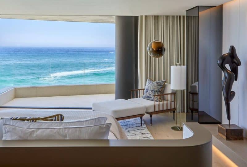 bedroom, beachside building