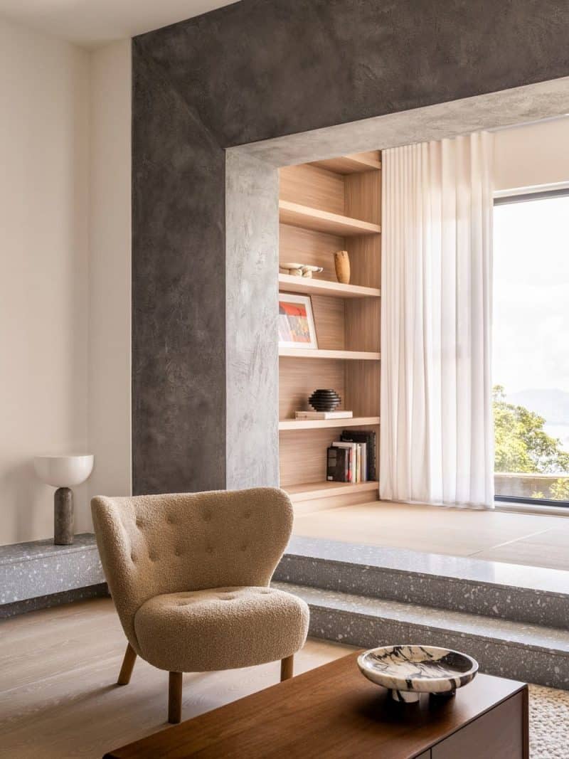 living room, minimalist Japanese design