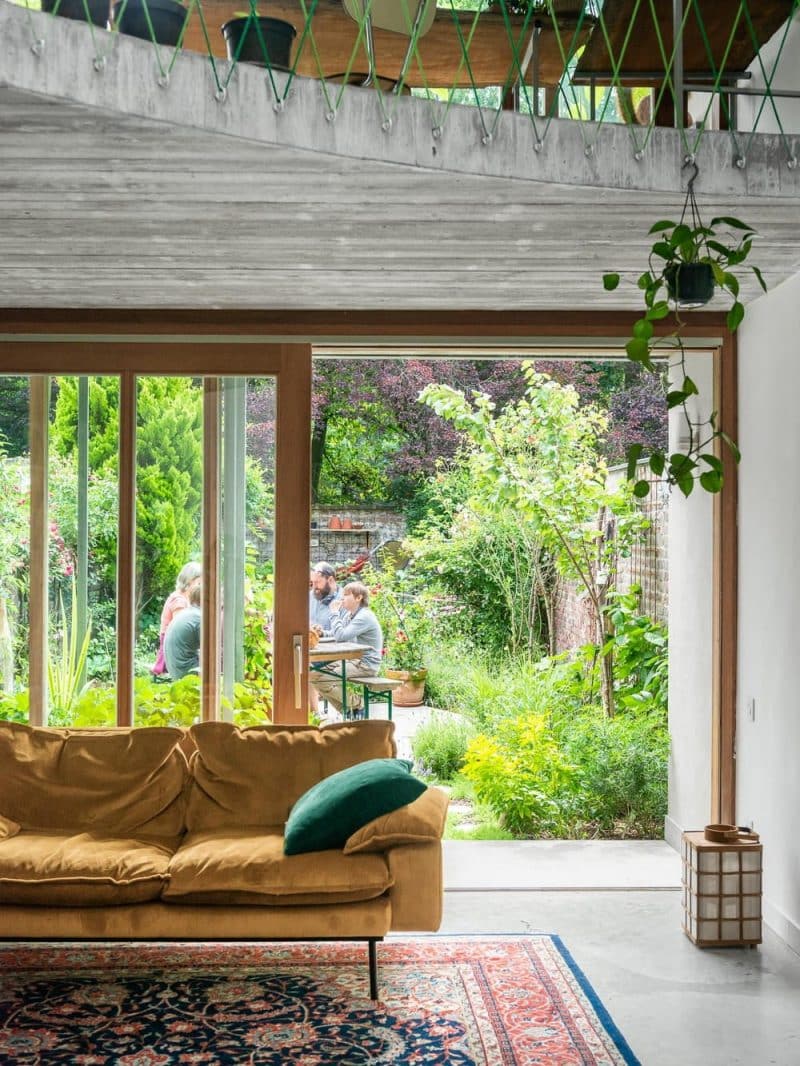 living room, Family Home in Ghent