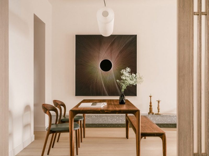 dining room, minimalist Japanese design