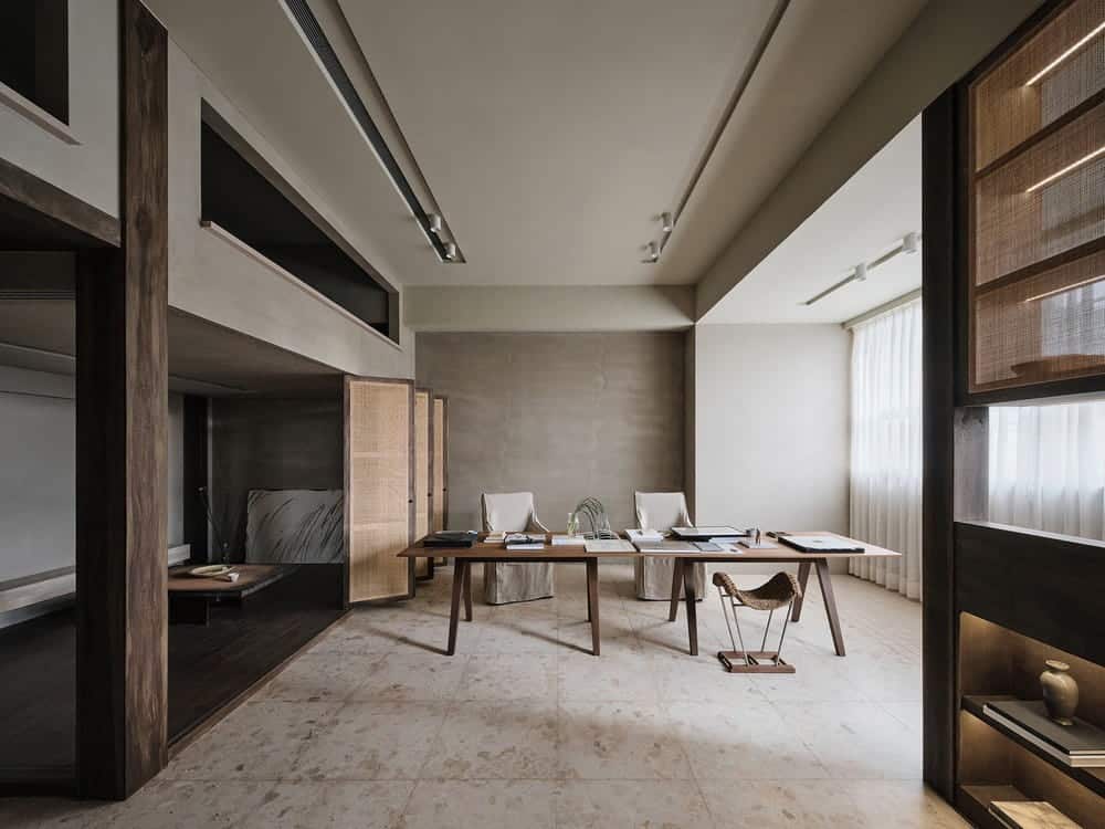 office, Small Apartment for an Artist in Taipei