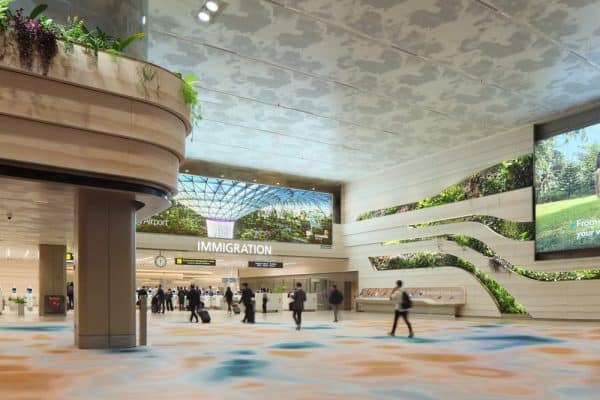 BOIFFILS Architectures Brings the 'Garden City' Inside New Biophilic Singapore Airport Terminal