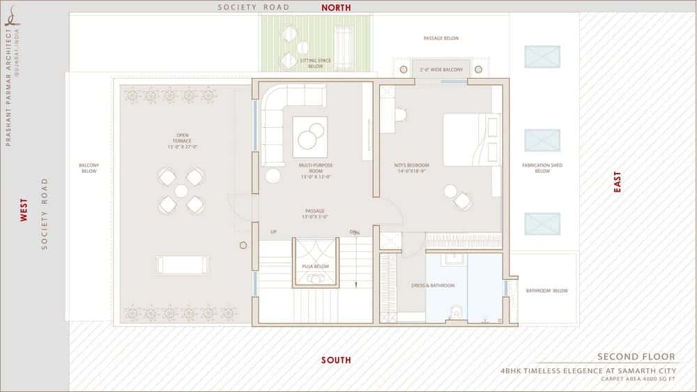 second floor plan