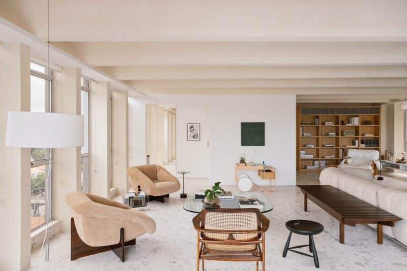 living room, Campinas Apartment / Alexandre Dal Fabbro