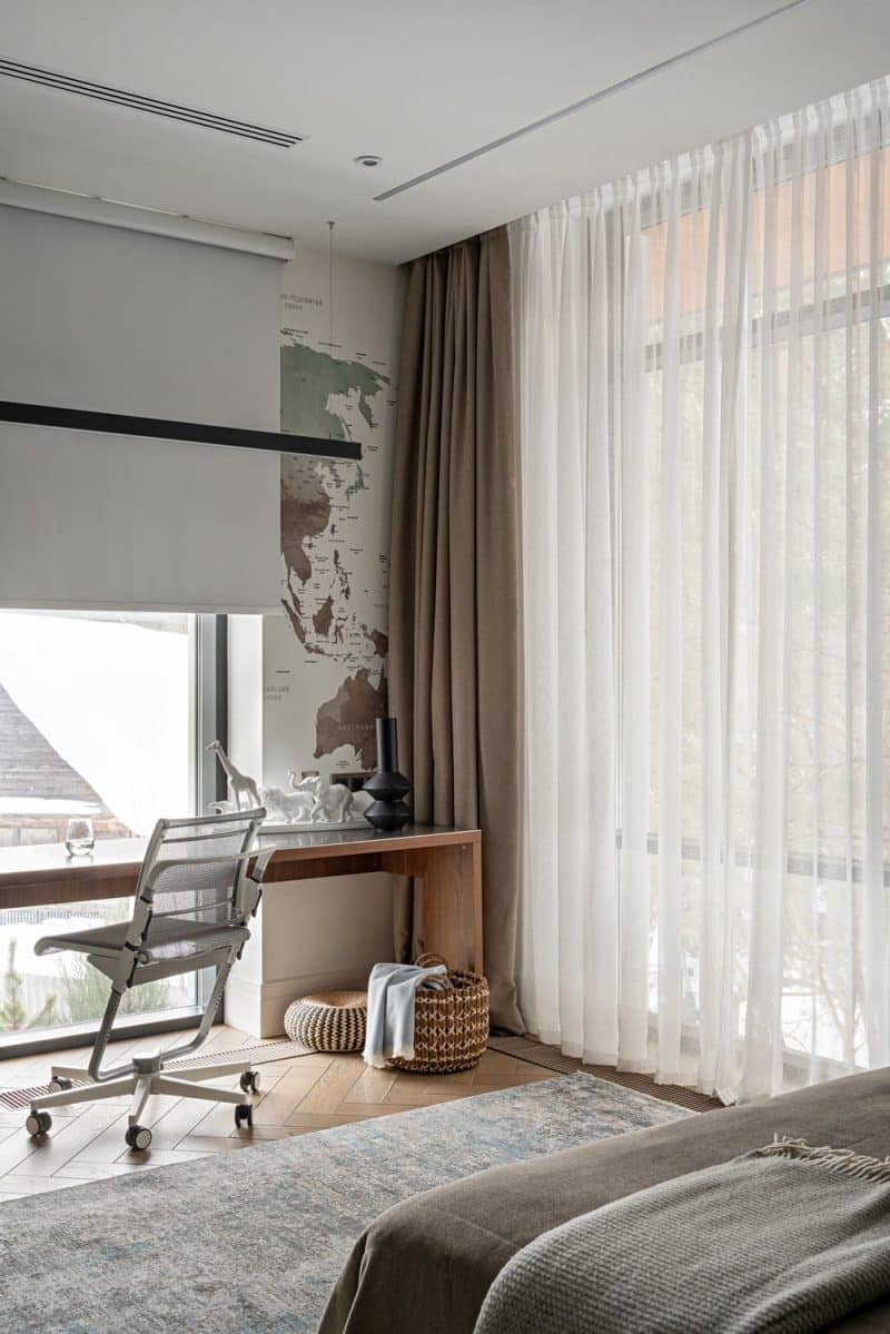 bedroom, Country House Interior